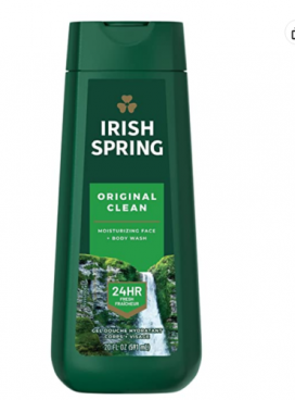 Irish Spring Body Wash Original Clean-591ml 20OZ Moisturizing Face and Body Wash